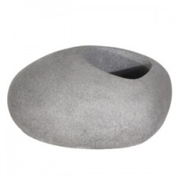 GREY STONE POT LARGE