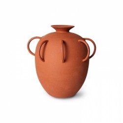 ACE7170 HK OBJECTS: TERRACOTTA VASE WITH HANDLES