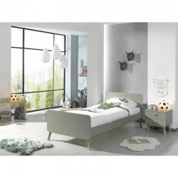 Κρεβάτι ξύλινο Billy λαδί - MDF + Ξύλο πεύκου - 205Μx95Πx72Υ