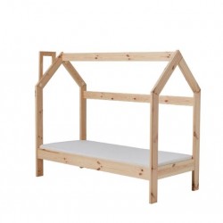 Children's bed house bed bed 160 - pine - 77MX166PX141Y