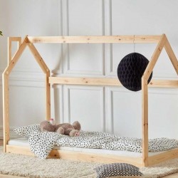 Children's bed house bed bed 200 - pine - 97MX206PX150Y