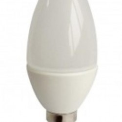 LED E14 C37 5watt Λευκό Κάλυμμα - Ψυχρό INLIGHT 7.14.05.13.3