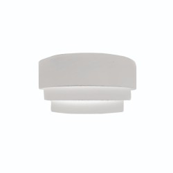 InLight Επιτοίχιο φωτιστικό λευκό από γύψο (43388-Λευκό)