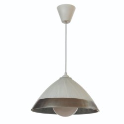 InLight Κρεμαστό φωτιστικό από ασημί γυαλί (4409-Β-Ασημί)