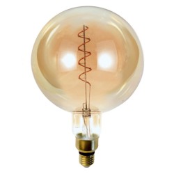 InLight Ε27 LED Filament G200 6watt Dimmable με μελί κάλυμμα (7.27.06.33.1)