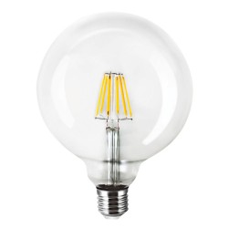 InLight Ε27 LED Filament G125 8watt (7.27.08.27.1)