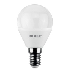 InLight E14 LED G45 7watt 3000K Θερμό Λευκό (7.14.07.14.1)