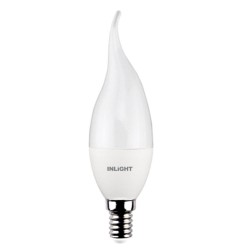 InLight E14 LED C37L 5,5watt 3000Κ Θερμό Λευκό (7.14.05.08.1)