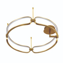 InLight Φωτιστικό οροφής από χρυσαφί αλουμίνιο (6174-Β-Χρυσαφί)