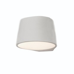InLight Επιτοίχιο φωτιστικό λευκό από γύψο (43375-Λευκό)