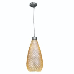 InLight Κρεμαστό φωτιστικό από μελί γυαλί (4486-Μελί)