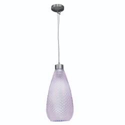 InLight Κρεμαστό φωτιστικό από μοβ γυαλί (4486-Μοβ)