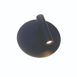 InLight Επιτοίχιο φωτιστικό από μαύρο μέταλλο (43418-Μαύρο)