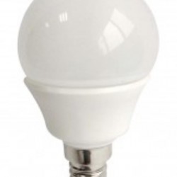 LED E14 G45 5watt Λευκό Κάλυμμα - Θερμό INLIGHT 7.14.05.14.1