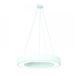 Κρεμαστό φωτιστικό LED 50w σε λευκό χρώμα D60cm